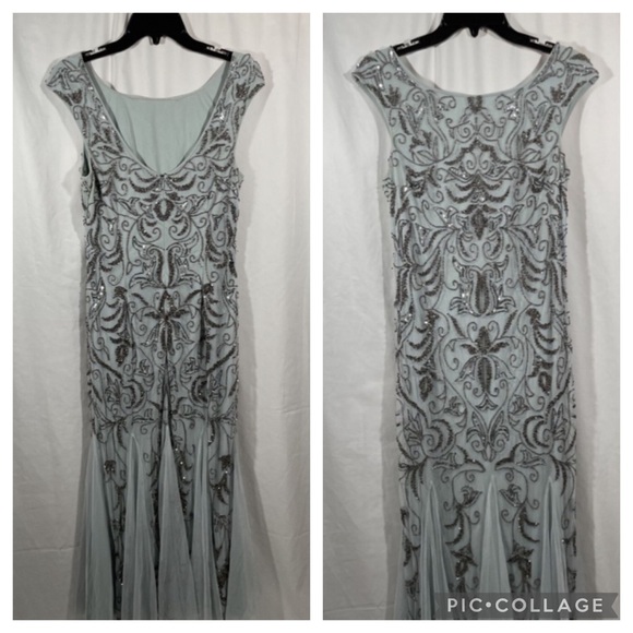 Adrianna Papell sequins and beaded gown - Picture 4 of 7